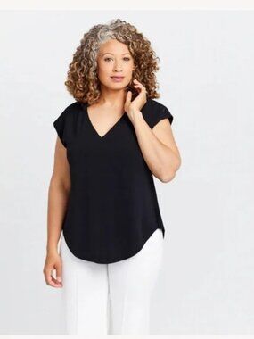 Brass Long Line Shell XL in Black